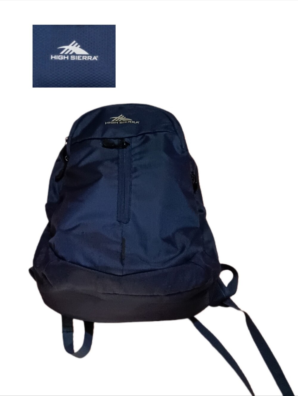 High Sierra Navy and Black Backpack - Slim Daily Pack